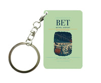 Thumbnail for Bethel Airport (BET) design on light green key chain