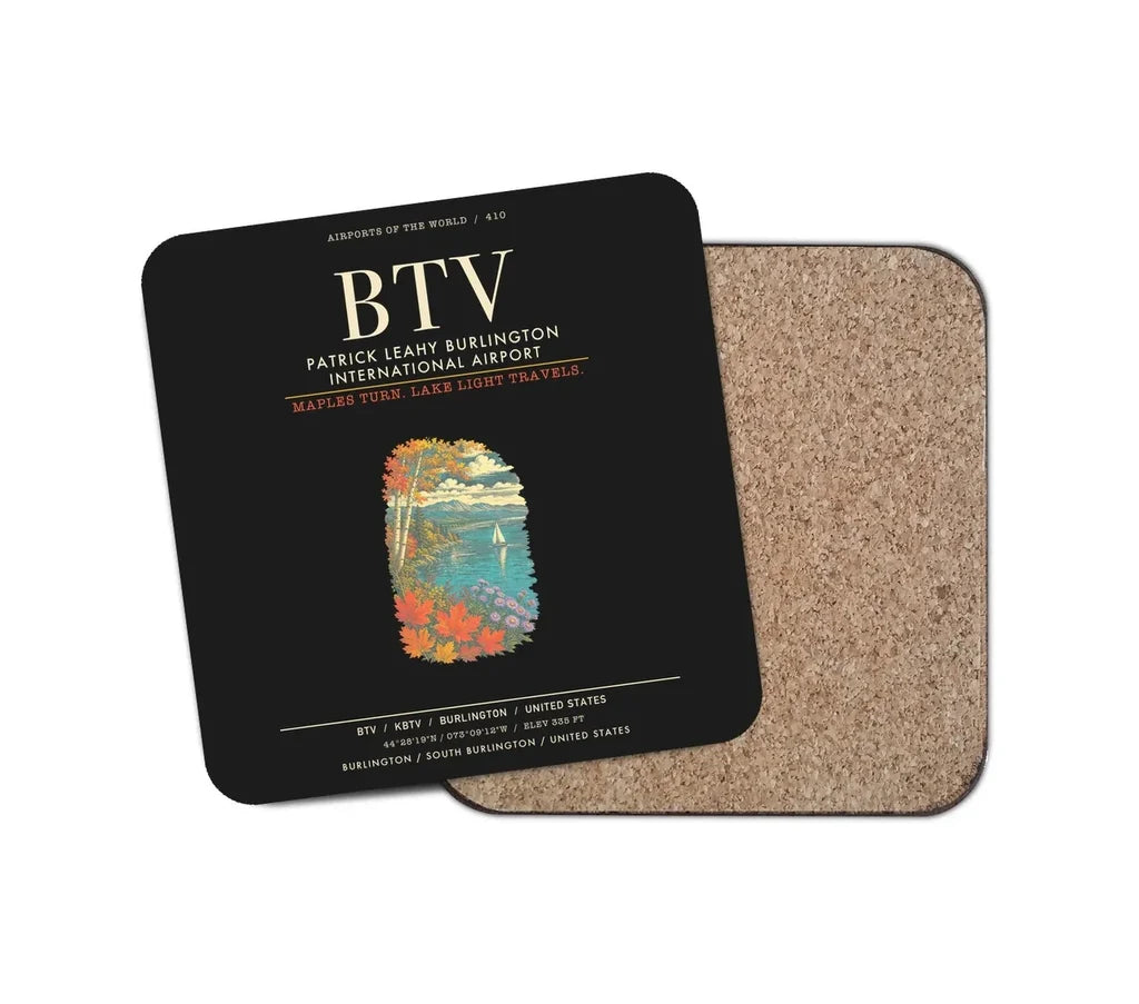 Patrick Leahy Burlington International Airport BTV - Black
