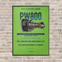 Thumbnail for PW800 vertical canvas print - framed - light green background