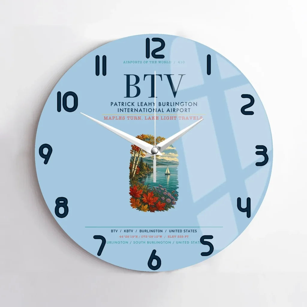 Patrick Leahy Burlington International Airport BTV - Blue