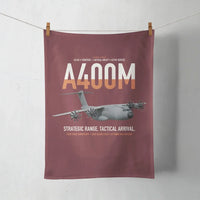 Thumbnail for Airbus A400M Atlas design on dark red towel