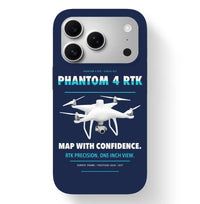 Thumbnail for DJI Phantom 4 RTK Case design on navy blue iphone case