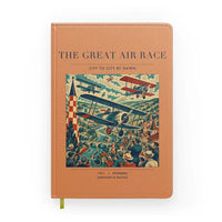 Thumbnail for VINTAGE G4003 - The Great Air Race - Designed Notebooks design on orange