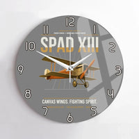Thumbnail for SPAD XIII design on gray no frame wall clock