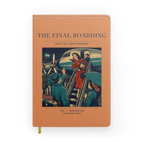 Thumbnail for VINTAGE G4102 - The Final Boarding - Designed Notebooks design on orange