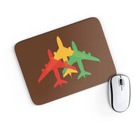 Thumbnail for Colourful 3 Airplanes Mouse Pad - view 3