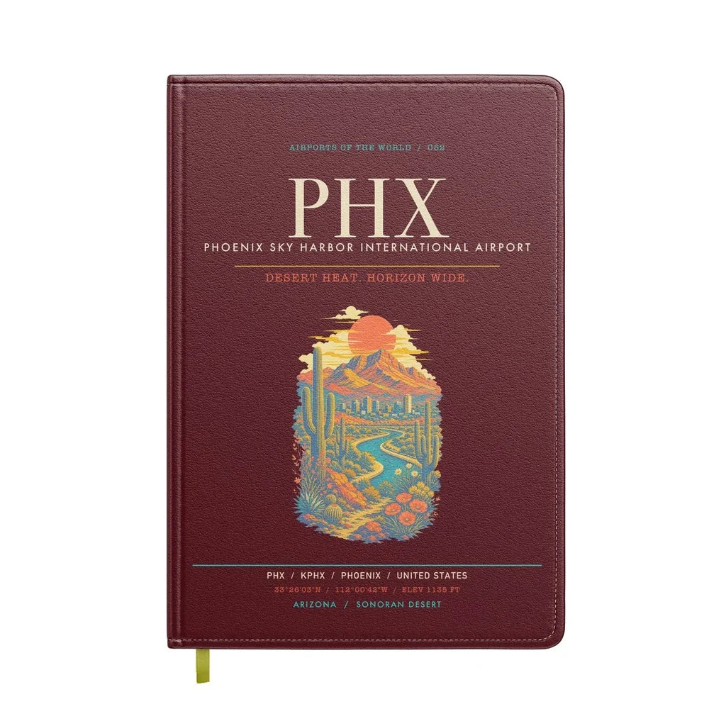 Phoenix Sky Harbor International Airport PHX - Dark Red