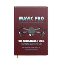 Thumbnail for DJI Mavic Pro design on dark red notebook