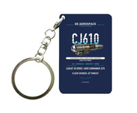 Thumbnail for CJ610 Key Chain design on navy blue key chain