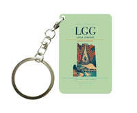 Thumbnail for Liège Airport (LGG) design on light green key chain