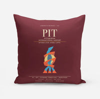Thumbnail for Pittsburgh International Airport PIT - Dark Red