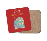Thumbnail for Carcassonne Airport CCF Coaster 1-Piece - Red