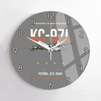 Thumbnail for KC-97L STRATOFREIGHTER design on gray no frame wall clock
