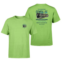 Thumbnail for CFM56-5C design on light green t shirt