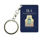 Thumbnail for Tehran Imam Khomeini International Airport IKA Key Chain design on navy blue key chain