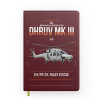 Thumbnail for HAL ALH Dhruv Mk III design on dark red notebook