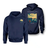 Thumbnail for VINTAGE G4519 - The Returning Crew - Double-Side Hoodie design on navyblue double side