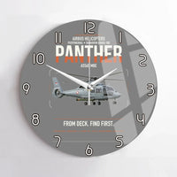 Thumbnail for Airbus Helicopters AS565 MBe Panther design on gray no frame wall clock
