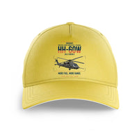 Thumbnail for Sikorsky HH-60W Jolly Green II design on yellow printed hat