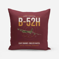 Thumbnail for B-52H Stratofortress design on dark red pillow