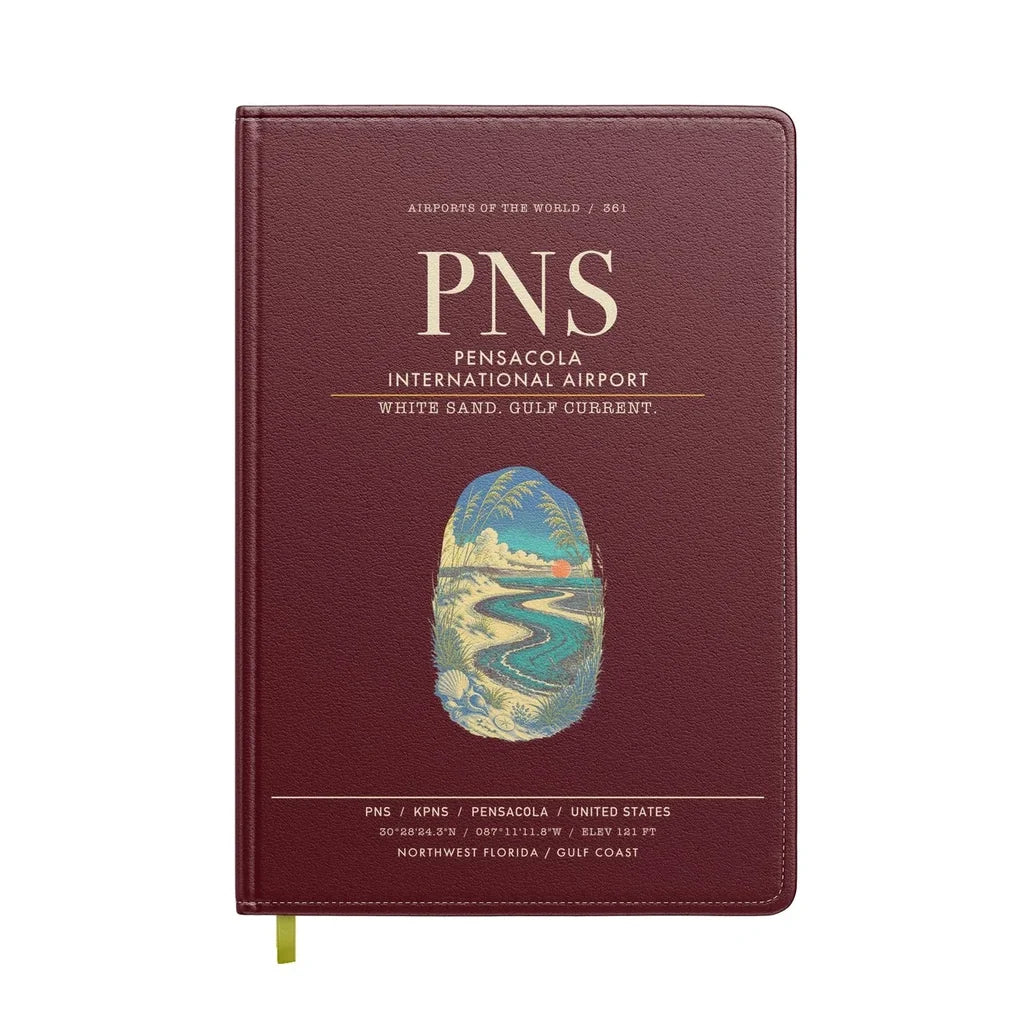 Pensacola International Airport PNS - Dark Red