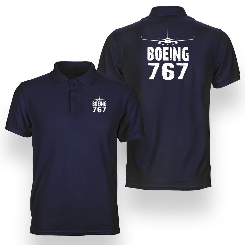 Customisable Boeing 767 Polo Shirt - view 12