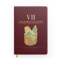 Thumbnail for Vinh International Airport (VII) design on dark red notebook