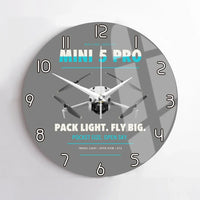 Thumbnail for DJI Mini 5 Pro design on gray no frame wall clock