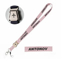 Thumbnail for Antonov & Text seat belt lanyard - pink