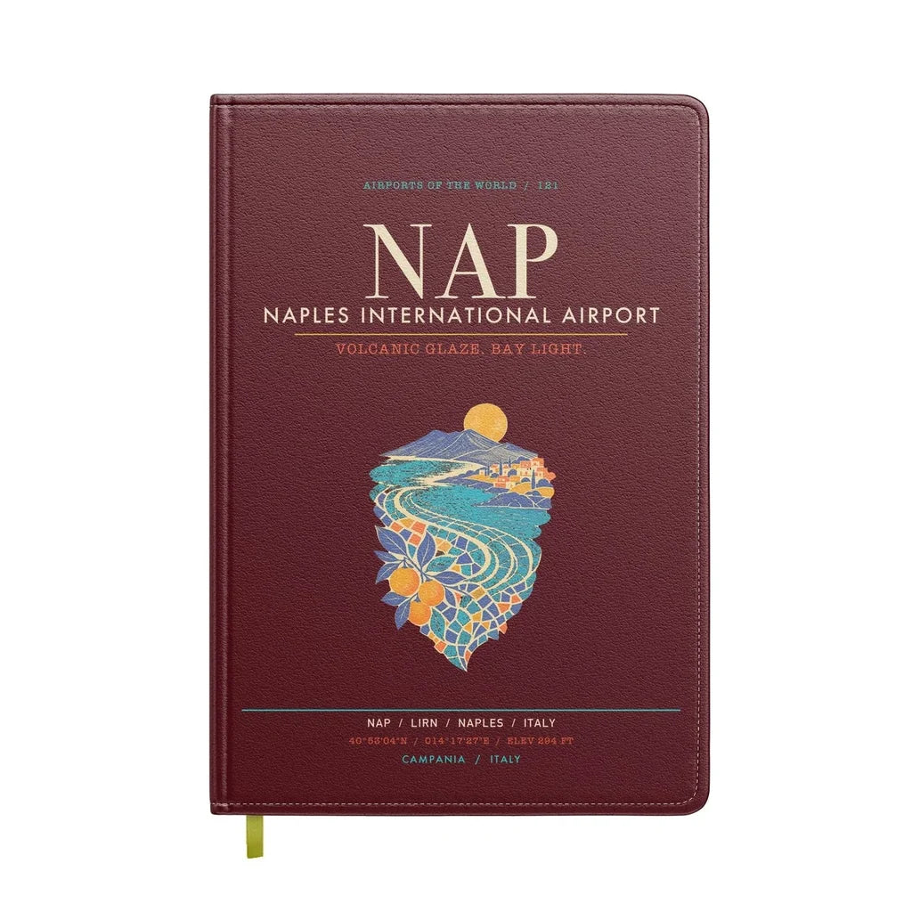 Naples International Airport NAP - Vesuvian Ceramic Current - Dark Red