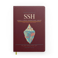 Thumbnail for Sharm El Sheikh International Airport (SSH) design on dark red notebook