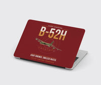 Thumbnail for B-52H Stratofortress design on dark red MacBook case