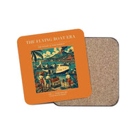 Thumbnail for The Flying Boat Era - Designed Coasters design on orange 1-piece