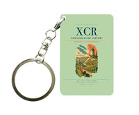 Thumbnail for Châlons-Vatry Airport (XCR) design on light green key chain