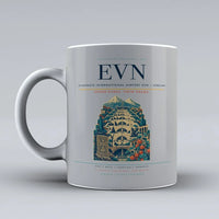 Thumbnail for International Airport EVN — Yerevan Mug design on light gray zvartnots