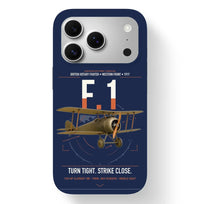 Thumbnail for Sopwith Camel F.1 design on navy blue magsafe iphone case, for iPhone 17 Pro