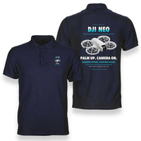 Thumbnail for DJI Neo design on navy blue polo