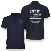 Thumbnail for SPEY 511 design on navy blue polo