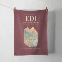 Thumbnail for Edinburgh Airport EDI - Firth Stone Heather Crest - Dark Red