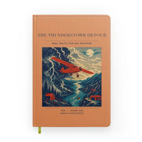 Thumbnail for VINTAGE G4148 - The Thunderstorm Detour - Designed Notebooks design on orange