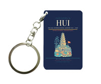 Thumbnail for Phu Bai International Airport HUI — Hue Key Chain design on navy blue key chain