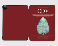 Thumbnail for Merle K. (Mudhole) Smith Airport (CDV) design on dark red ipad tablet case