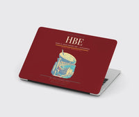 Thumbnail for Borg El Arab Airport (HBE) design on dark red MacBook case