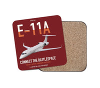 Thumbnail for E-11A BACN design on dark red 1 piece coaster