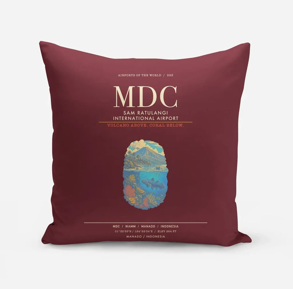 Sam Ratulangi International Airport Manado MDC - Dark Red