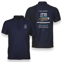 Thumbnail for JT3D design on navy blue polo