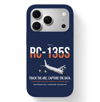 Thumbnail for RC-135S Cobra Ball design on navy blue magsafe iphone case, for iPhone 17 Pro