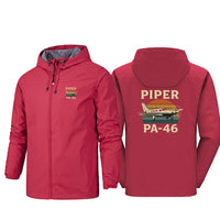 Thumbnail for Retro Piper PA-46 Rain Jacket - view 12
