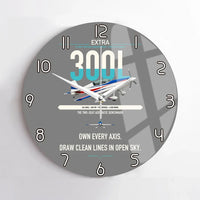 Thumbnail for Extra 300L design on gray no frame wall clock