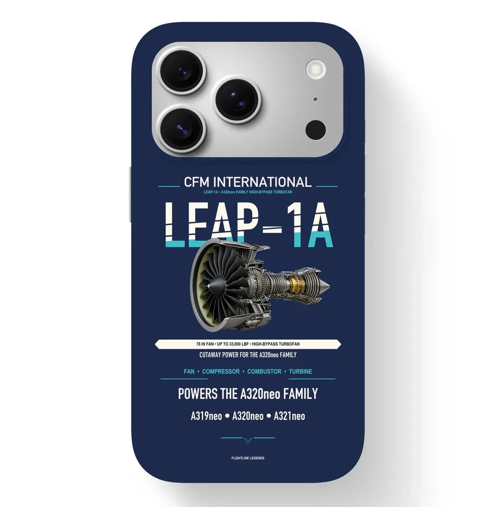 LEAP-1A Case design on navy blue iphone case